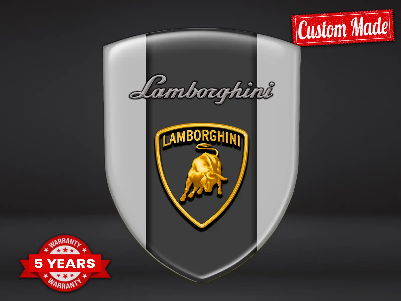 Lamborghini Autoaufkleber Premium Stern Modern
